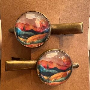Desert Oasis Hair Clips